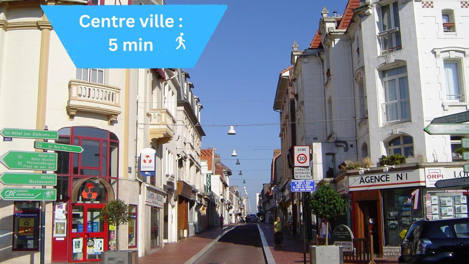 Joli Studio Plein Centre Proche Plage Avec Wi-Fi Le Touquet Exterior photo